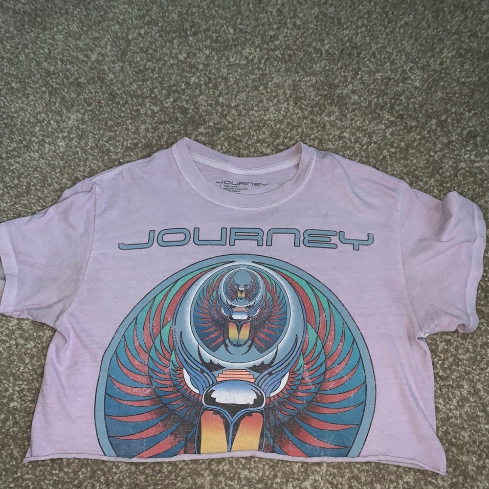 Vintage Journey Cropped T Shirt